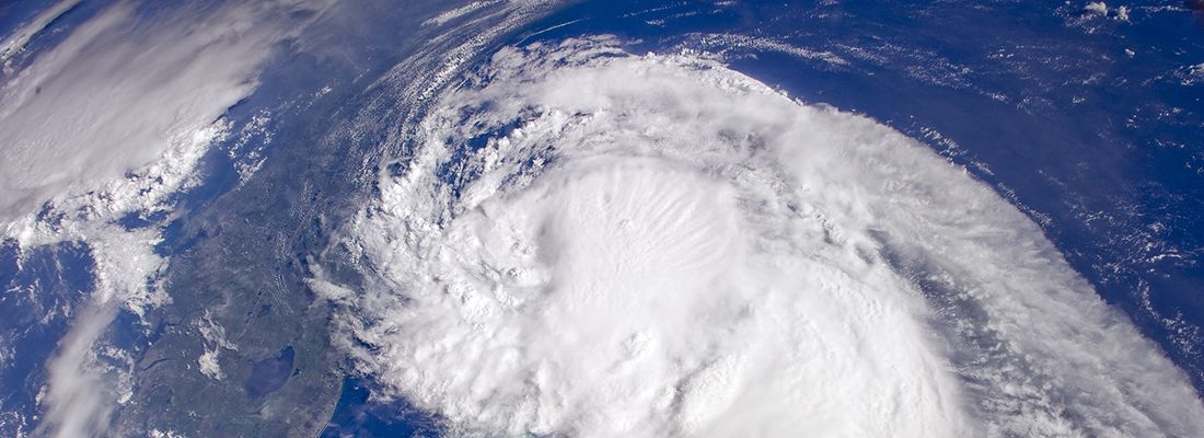 Satellite pictures of tropical Storm Barry